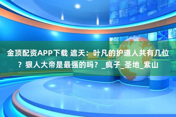 金顶配资APP下载 遮天：叶凡的护道人共有几位？狠人大帝是最强的吗？_疯子_圣地_紫山